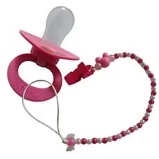CHUPETA - ORTO COM PRENDEDOR - ( COR ROSA/ AZUL)