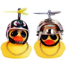 Pato Capacete Decoração Carro Motocicleta Bicicleta（As correias devem ser encomendadas separadamente）