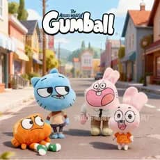Mundo de Gumball Forrest Gumball Maravilhoso Mundo Boneca de Pelúcia Brinquedo de Pelúcia