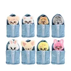 Kpop Skzoo Stray Crianças Saco de Dormir Pingente Saco Chaveiro Stray Crianças Boneca de Pelúcia