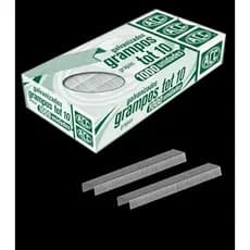 GRAMPO PARA GRAMPEADOR PEQUENO DE BOLSO TOT 10 C/1000 GALVANIZADO ACC TOT8905