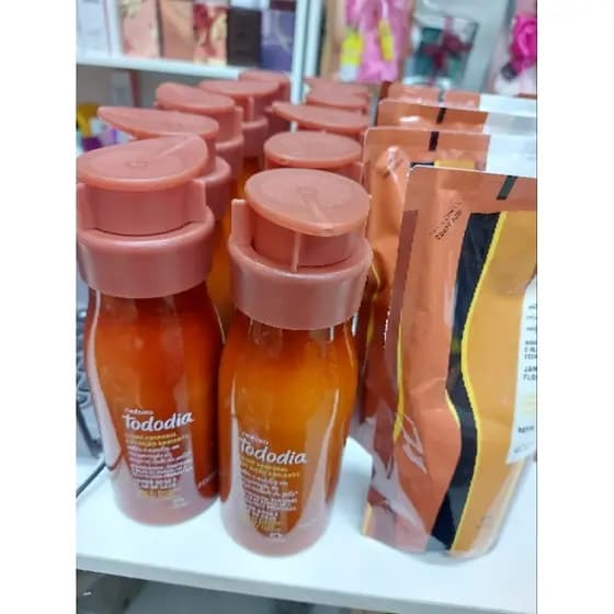 kit creme com refil natura