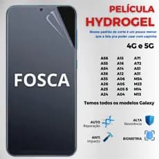 Película Hidrogel FOSCA PREMIUM Flexível anti impacto para todos os modelos Samsung Galaxy A55, A05