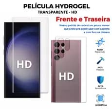 Kit Película Hidrogel HD PREMIUM Flexível para TELA E TRASEIRA de Samsung Galaxy A56 A36 A16 S25