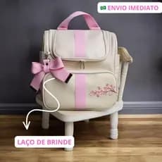 Bolsa Maternidade Lancheira Mochila 2 em 1 Térmica Impermeável Menina/Menino para bebe