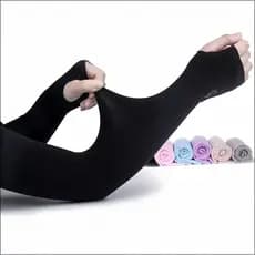 Manga de proteção do braço Protetor solar esportivo exterior roxo Anti-Ultravioleta 1 par