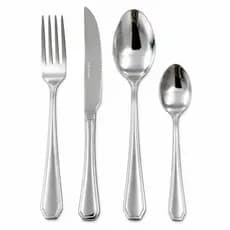 Conjunto Talheres Inox 24 Pecas Completo Design Moderno Duravel Uso Diario
