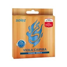 Encordoamento Solez Viola Caipira Tensão Média Ré Cebolão