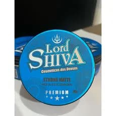 Pomada Pasta Cera Modeladora Efeito fosco natural (Matte) LORD SHIVA PREMIUM 70g