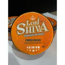 Pomada Cera Pasta Modeladora Efeito Brilho (molhado) LORD SHIVA PREMIUM 70g