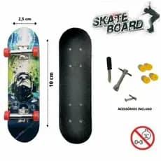 Brinquedo Skate de Dedo Fingerboard Profissional Mini Skatinho