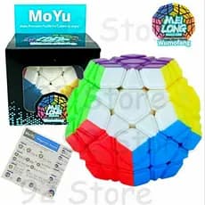 Cubo Mágico Megamix Original Moyu 12x12 Stickerless Profissional Brinquedo