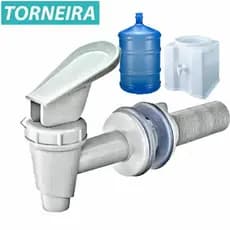 Torneira Universal Filtros e Suporte Galão de Água Torneirinha Automática