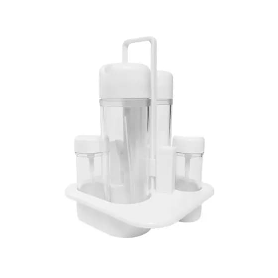Kit 2 Galheteiro De Mesa Porta Tempero Condimento Especiarias Porta Temperos Bar Restaurante