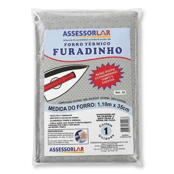 Capa Forro Térmico para Tábua de Passar 1,10m x 35cm