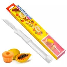 Furador e Decorador Branco 2tipos de corte Frutas e Legumes