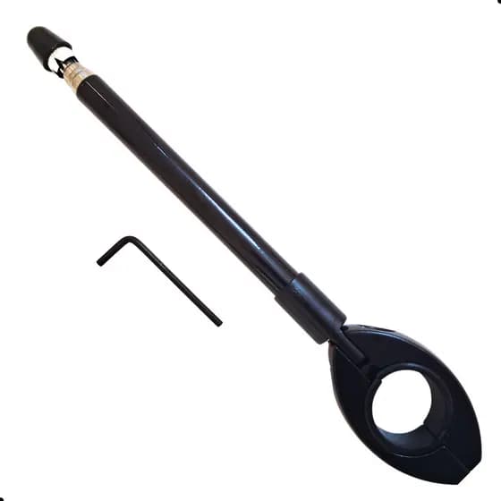 Antena Corta Pipa Moto Retrátil Anti Cerol Aço Inox Guidão ZEM