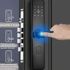Fechadura Digital Biométrica Eletrônica Touch Biometria cartão tecnologia
