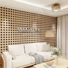 Papel de Parede Palha  Autocolante Premium 10 METROS x 45CM Adesivo para Decoraçao de  Sala e Quarto,Textura Natural