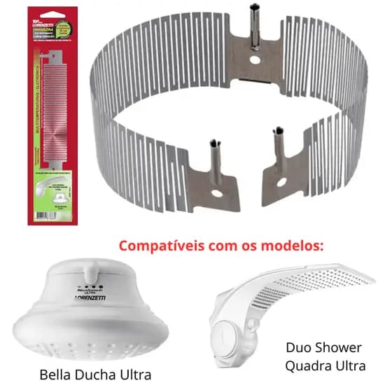 Resistência Chuveiro Duo Shower /Shower Quadra /Ultra e Bella Ducha /Ultra Lorenzetti 127V / 220V