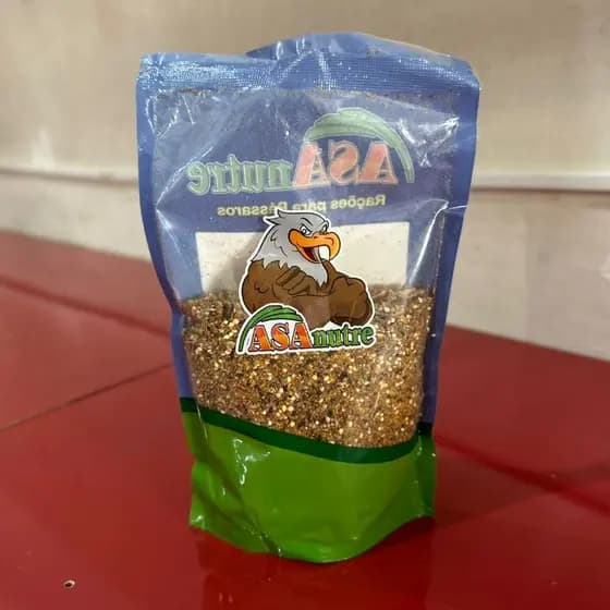 Kit Ração Asanutre Farinhada Super Power Mix 250g 1 ou 2 unidades
