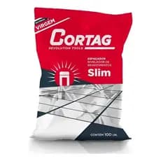 Espaçador Nivelador 1,5mm Slim 100 Peças - Cortag