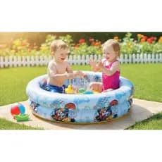 PISCINA INFLÁVEL INFANTIL MICKEY 65CM-PISCINA BEBÊ PEQUENA