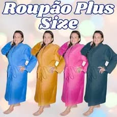 Roupão Perfeito XXG Plus Size Banho Unissex Adulto