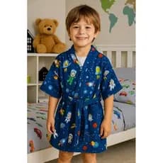 ROUPÃO INFANTIL BANHO COM CAPUZ FELPUDO MACIO PRAIA PISCINA BABY AO 14.