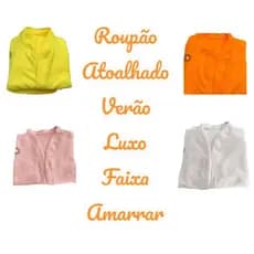 Roupão de Banho Plus Size XGG Atoalhado Unissex Adulto Extra