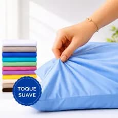 Fronhas Para Travesseiros 70x50cm Micropercal 180 Fios