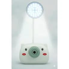 Apontador de Mesa e Luminária Cute Criança e Adulto LED Estudo Trabalho Iluminação Suave Eficiente USB Incluso