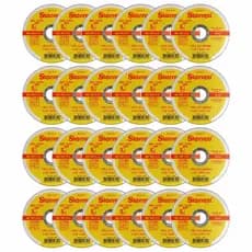 Kit 24 Discos De Corte Starrett Inox 115mm 4.1/2 x 1mm Extra Fino Esmerilhadeira