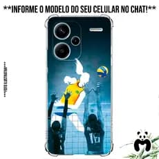 Capa Case Personalizada Celular Volei Esporte Quadra Jogadores Jogo Bola Times Rede Saque Sets