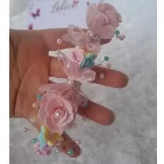 faixa jardim encantado jardim das borboletas faixa infantil trançada flores