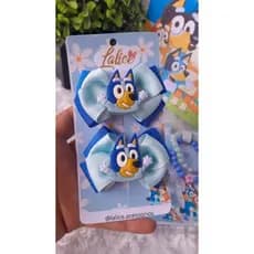 laço infantil bluey e bingo parzinho e Hair Clip