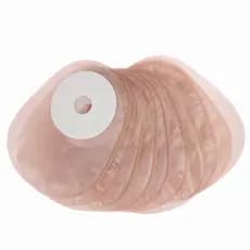 Bolsa de Colostomia Descartável 10 Unidades – Sistema 1 Peça com Barreira Hidrocoloide