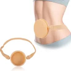 Protetor Impermeável para Estoma – Capa de Banho com Cinto Ajustável para Ostomia