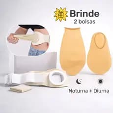 Cinto Suporte para Bolsa de Colostomia Ajustável – Faixa Reutilizável Discreta