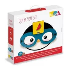Jogo Divertido Quem Sou Eu De Adivinhação Madeira Infantil Diversão em Familia Babebi