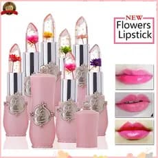 Flor Hidratante Batom De Longa Duração Crystal Jelly Magic Temperatura Mudança De Cor Maquiagem Labial ZHE