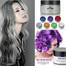 Creme De Pintura De Cera mofajang/Coloração Temporária/Cabelo DIY/Faça Você Mesmo 9 Cores Mochijang Pomada Colorida Imag