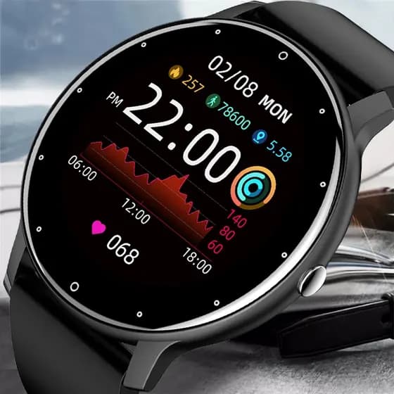 CanMixs 2023 Novo Relógio Inteligente Mulher Homem Fitness Esportivo Smartwatch Monitor De Ritmo Cardíaco Do Sono Relógios À Prova D'água Para IOS Android