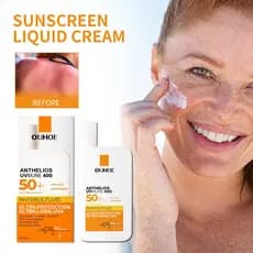 Protetor Solar Fps 50 + Controle De Óleo Luz E Loção Não Oleosa Adequada Sunblock Anti-Oxidação Para Rosto Corpo