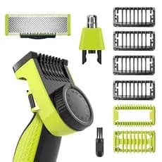 Cabeças De Lâmina De Substituição OneBlade Barbeador Guia Pente Guardas Conjunto Nariz Aparador Cabelo QP6531 6530 QP2834 2510 2515 2630