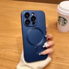 Capa Magnética De Pintura Metálica Para Câmera , Protetora De Vidro Iphone 11 12 13 14 15 Pro Max