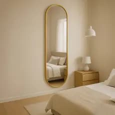 Espelho Lopazzi Oval Lopazzi Grande Corpo Inteiro Pinterest 150x50cm Decoração Quarto Moldura em Alumínio