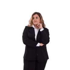 Conjunto blazer e calça plus size terninho liso com stretch