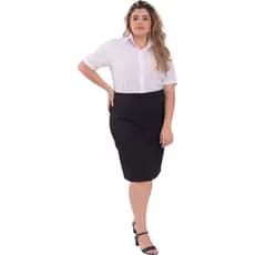Saia Plus Size Social Formal Tamanhos Especiais