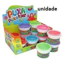 SLIME PUXA-PUXA 125g CORES unidade